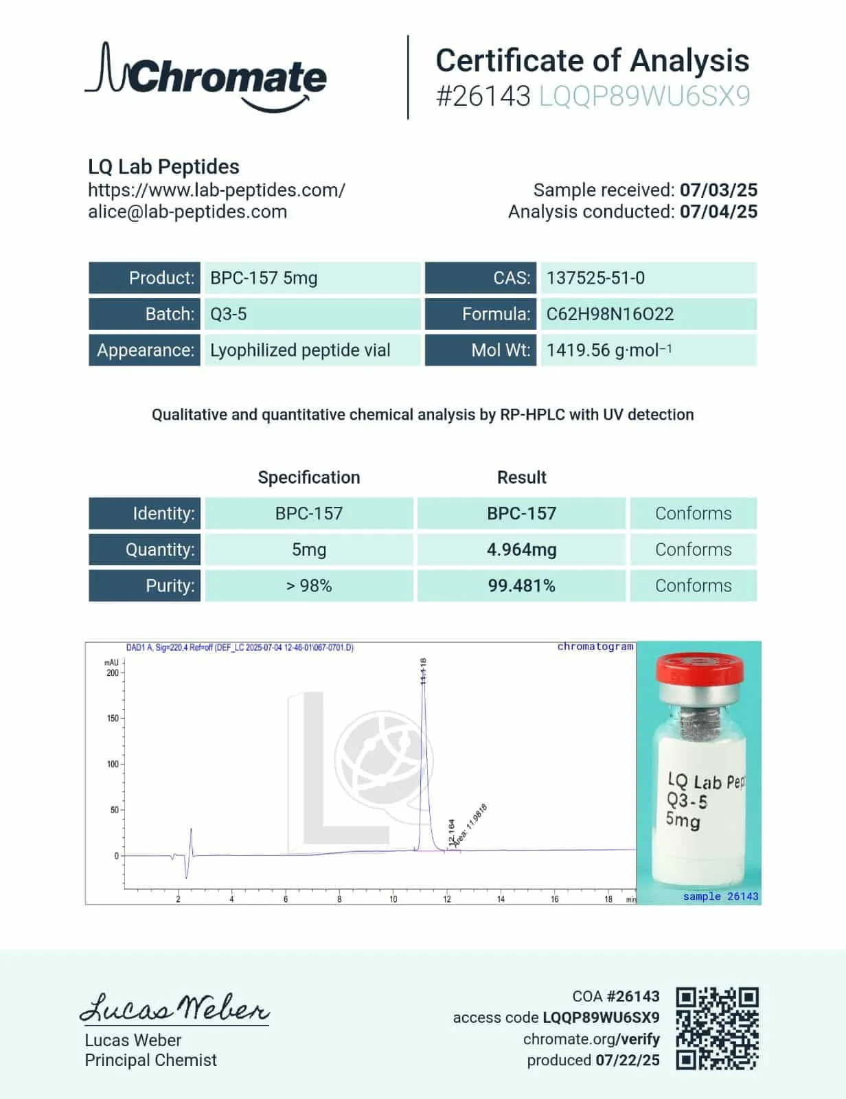 BPC-157 5mg - Image 3